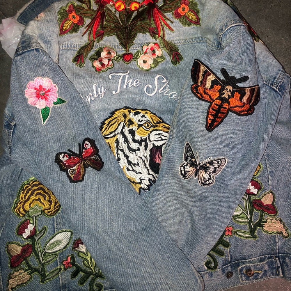 Fur Lined Jean Jacket - Picture 9 of 10